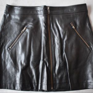 Black Leather Skirt